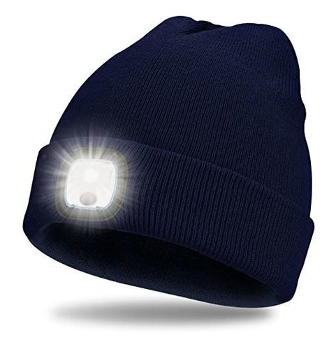 Jjtgs Gorro Unisex Con Luz, Faro De Invierno, Luz Led Para S