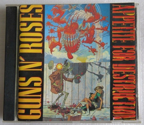 Cd Guns N' Roses Appetite For Destruction Ed Br 1991 Raro