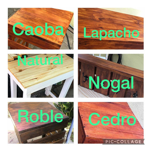 Repisa Madera Color Cedro Envíos A Todo El País