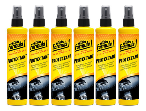 Kit De 6 Protectant Tableros Plasticos Formula 1 10 Oz. Color Blanco