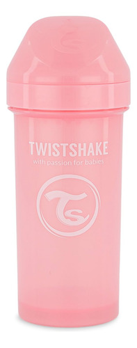 Taza De Entrenamiento Twistshake 360ml Rosado