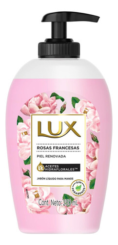 Jabón líquido Lux Rosas Francesas con dosificador 250 ml