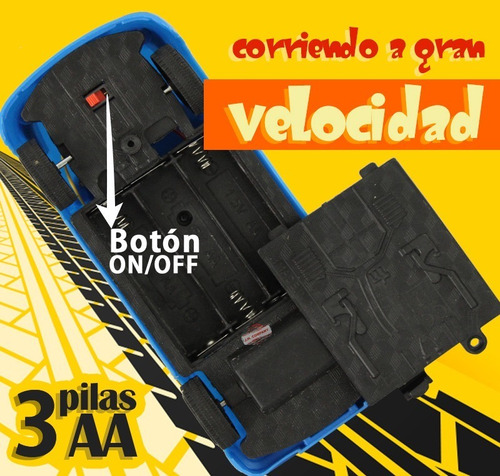 Auto De Carreras Juguete Vehiculo Control Remoto Rc A-1