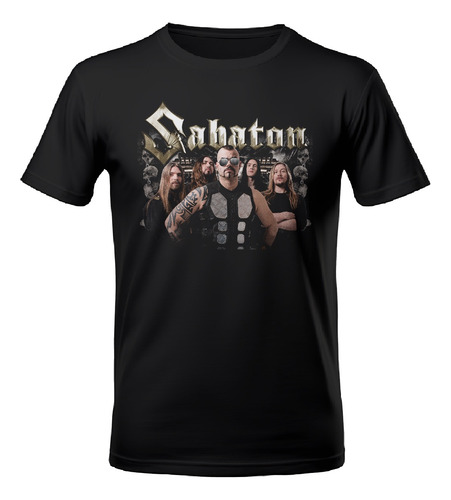 Playera Sabaton Personalizada Metal Rock Mod13