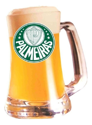 Caneca Personalizada Palmeiras Sep P Chopp E Cerveja - 355ml Cor Transparente Nome Do Desenho Palmeiras Brasão