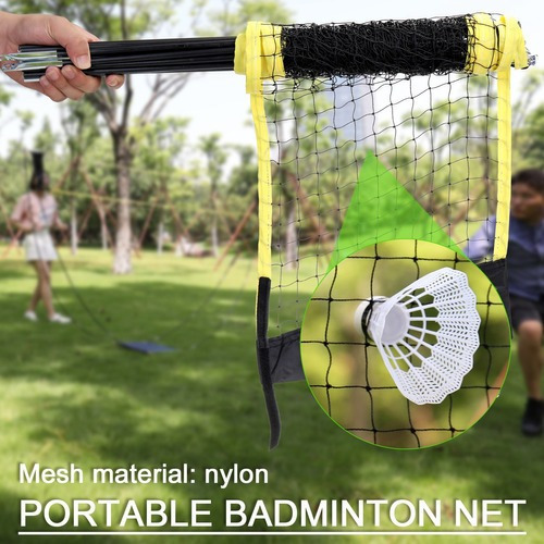 Red De Bádminton Portátil Plegable Para Tenis De Voleibol