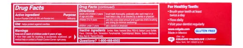 Pasta De Dientes Colgate Cinnamint Con FlĂșor Para Blanquear