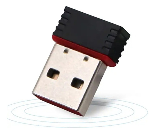 Adaptador Antena Wifi Usb Para Pc, 2.4ghz, Velocidad 300mbps