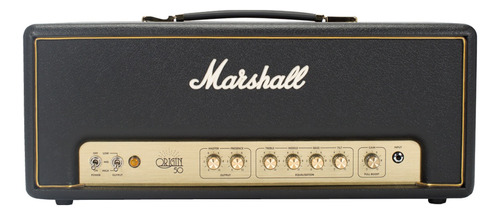 Amplificador Marshall Origin Origin50H Valvular para guitarra de 50W color negro 120V