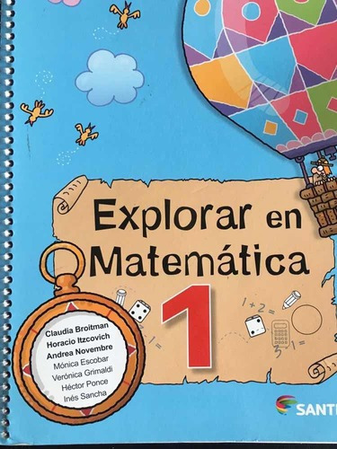 Explorar En Matematica 1, De Vv. Aa.. Editorial Santillana, Tapa Blanda En Español, 2014