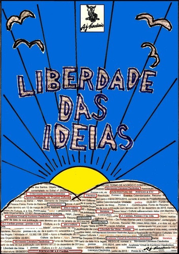 Liberdade Das Ideias, De A.j. Cardiais. Série Não Aplicável, Vol. 1. Editora Clube De Autores, Capa Mole, Edição 1 Em Português, 2014