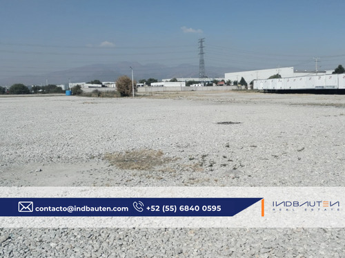 Ib-em1627 - Terreno Industrial En Renta En Texcocoa, 20,000 M2.