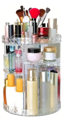 Organizador De Maquillaje Perfumes Giratorio 360° 3 Niveles 