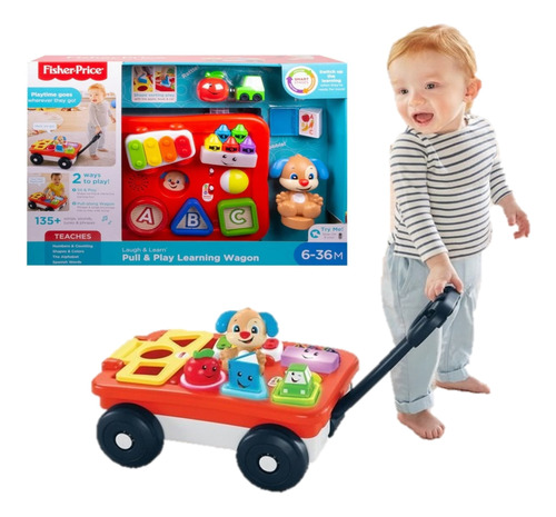 Fisher Price Vagon De Aprendizaje Estimulacion Bebes 6 -36m