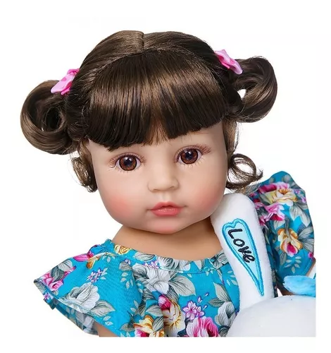 Bebe Reborn Menina Boneca Carol 100% Silicone- 12x S/ Juros