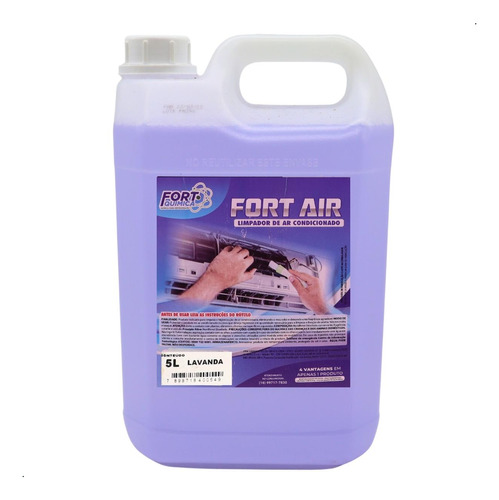 Desinfetante Bactericida Ar Condicionado Fresh Air 5 Litros