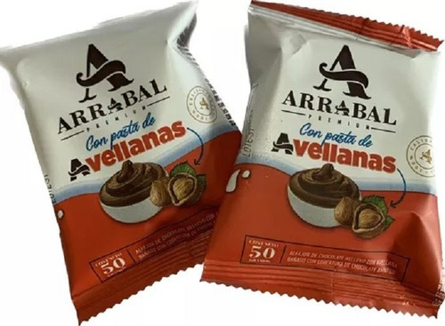 Alfajor Arrabal avellanas pack X12u