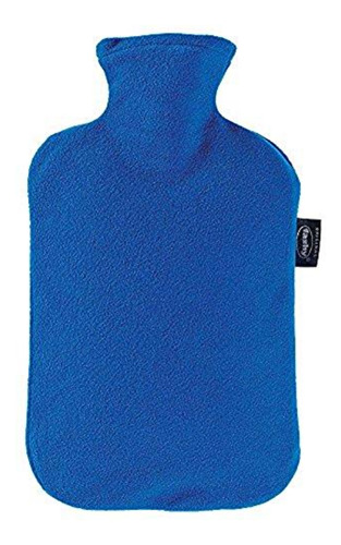 Guatero Fashy Bolsa De Agua Caliente Con Funda Polar Azul -