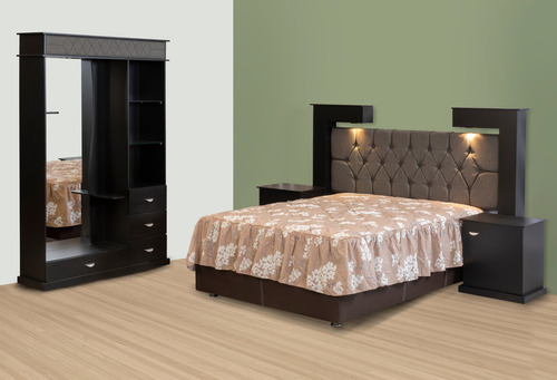 Recamara Milan Chocolate Këssa Muebles