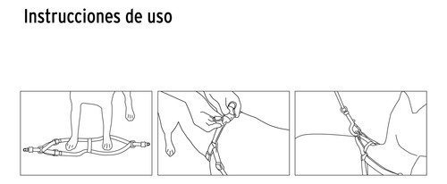 Correa Con Pechera Para Perro 1cm Ancho Fiero