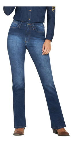 Jeans Vaqueros Mujer Wrangler High Rise Flare 401