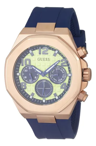 comprar Reloj Guess Para Hombre Con Correa Azul De 46 Mm Y Esfera Ve