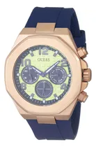 Comprar Reloj Guess Para Hombre Con Correa Azul De 46 Mm Y Esfera Ve