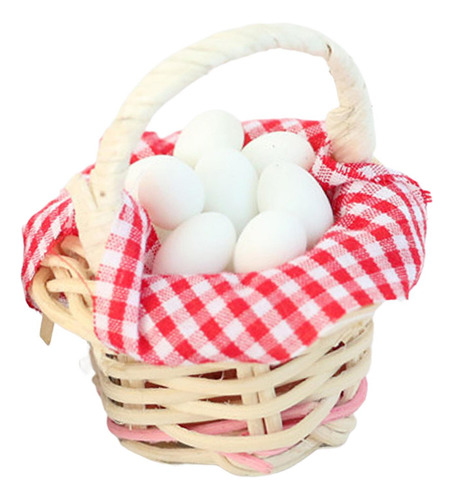 3 Huevos De Casa De Muñecas A Escala 1/12 Para Huevo