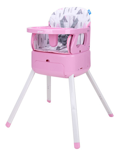 Silla Comedor Bebe Priori Bony Color Rosa Comedor Booster