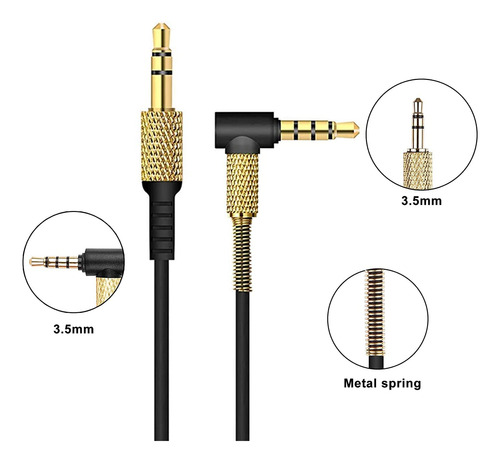 Cable Para Marshall Audio Jack 3.5mm Con Micrófono Firme