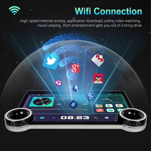 Para Reproductor De Coche Con Pantalla Táctil Android 2k De