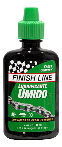 Óleo Lubrificante De Corrente Finish Line Wet Úmido 60ml