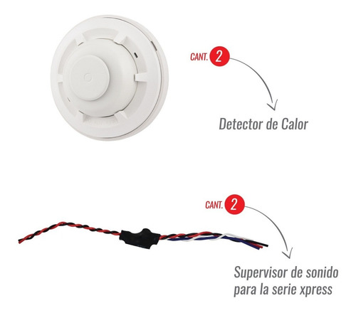 Imagen 5 de 6 de Combo Panel De Alarma Contra Incendio Vencontrols Vc-8xpress