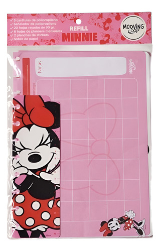 Refill Para Cuaderno Inteligente Minnie Mouse Mooving Loop