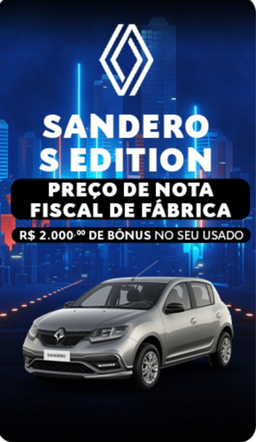 Imagem 1 de 3 de  Renault Sandero S Edition 1.0 12v (flex)
