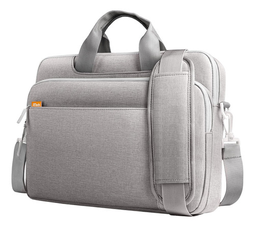 Jetech Funda Para Portátil De Pulgadas, Impermeable, Con 15, Gris Claro.