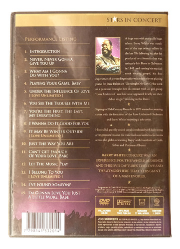 2 Dvds The Best Of Barry White Y Pavarotti /leer Descripción