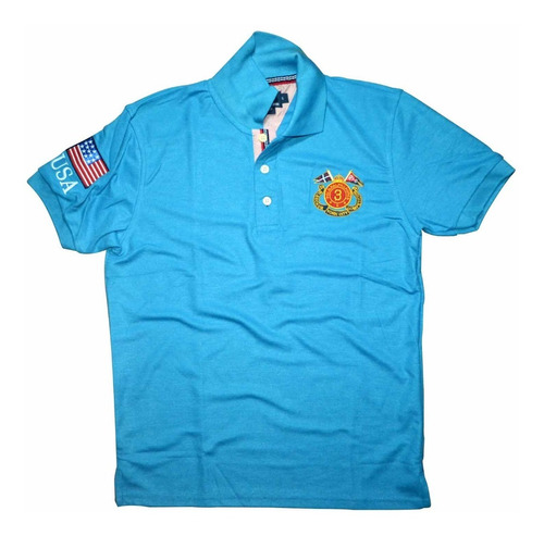 Imagen 1 de 4 de Franelas Polo Chemises Caballero Unicolor Importada