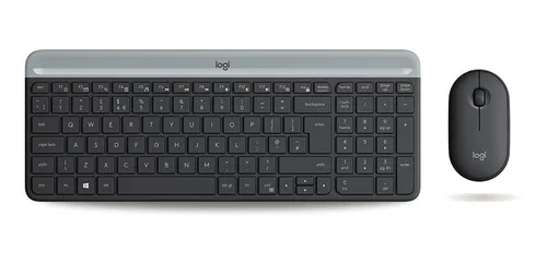 comprar Kit Teclado Mouse Slim Inalámbrico Logitech Mk470 - Español