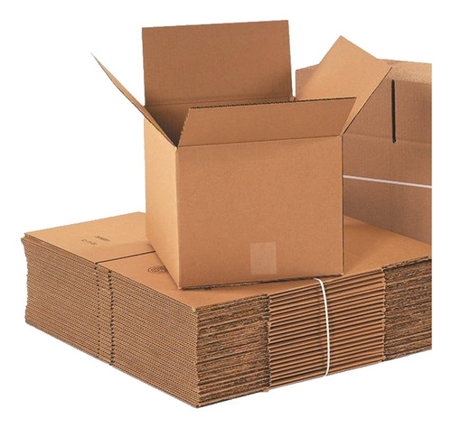 Box Usa Cajas De Envío Pequeñas 10 L X 10  W X 10  H, Paquet