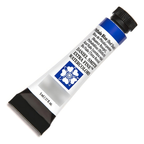 Tubo de acuarela Daniel Smith, 5 ml, 119 Phthalo Blue Rs