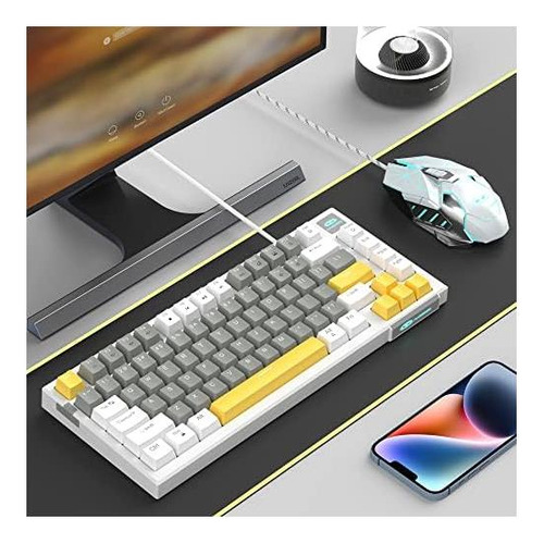 Dansher Porcentaje 60% Teclado Mecánico Para Juegos, Teclado