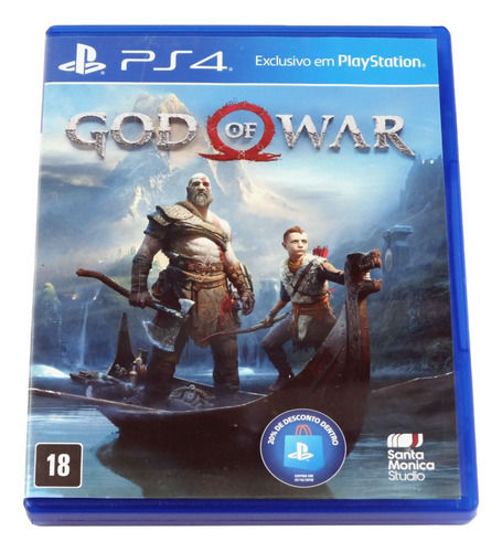 God Of War 4 Original Playstation 4 Ps4 Mídia Física