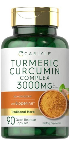 Curcuma Curcumin Turmeric 800 Mg 1 - Unidad a $1074