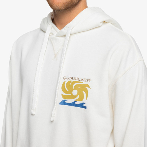 Buzo Canguro Quiksilver Garment Dye