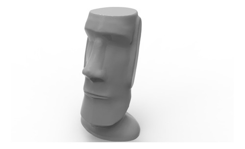 Escultura Decorativa Moai Moderno 3d Pla