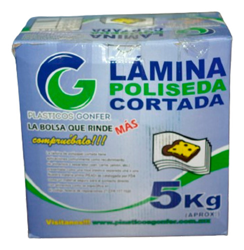Lamina Polipapel 15x15 Cm C/5 Kg Separador De Alimentos     