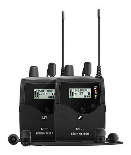 In Ear Sennheiser Ew Iem Twin G4 De Monitor Sem Fio Duplo