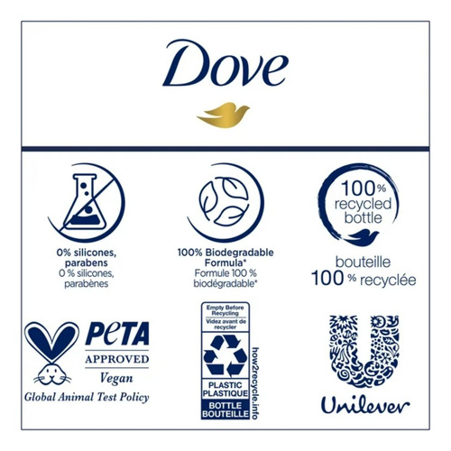 Paquete Shampoo Y Acondicionador Dove Resist, 295ml