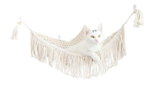 Cama Hamaca Gato Macramé - L